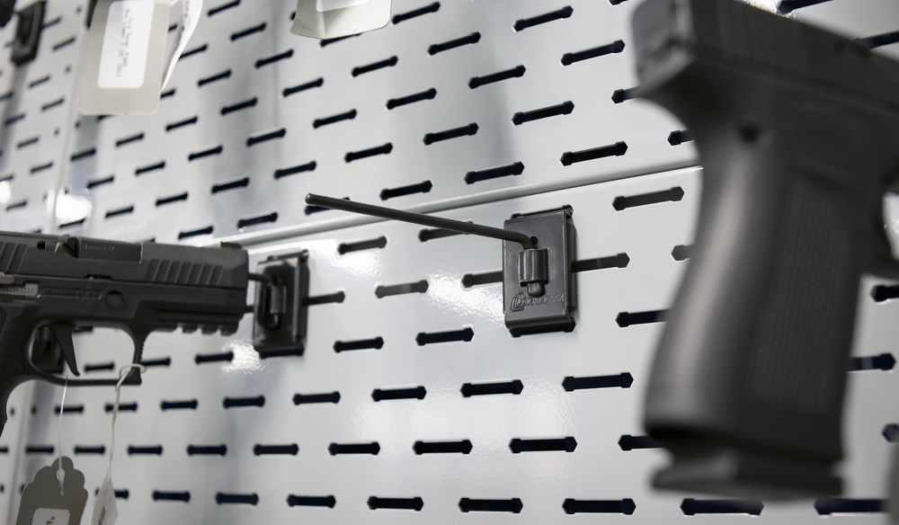 Handgun Barrel Peg, Angled